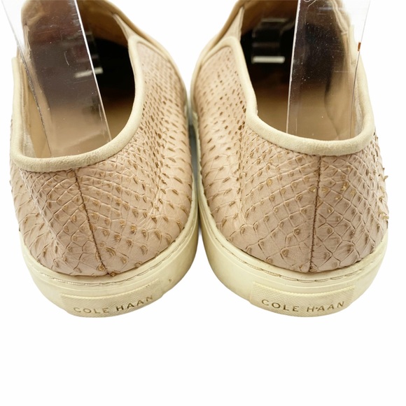 COLE HAAN Blush Tan Bowie Slip On Sneaker Size 8 - Picture 8 of 13